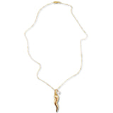 Cornicello and Diamond Necklace