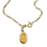 Miraculous Medal Figaro Bracelet