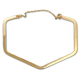 Angular Diamond Cuff Bracelet