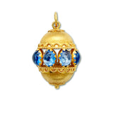 Aquamarine Fob Pendant