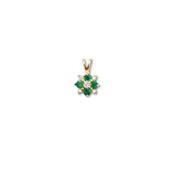 Emerald and Diamond Charm