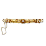 Diamond Flower Bangle