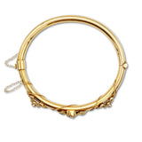 Diamond Flower Bangle