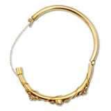 Diamond Flower Bangle