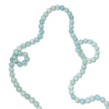 Faceted Aquamarine Bead Necklace