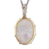 Opal and Diamond Necklace