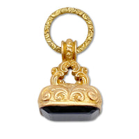 Hand Chased Fob Pendant