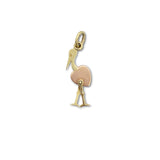 Articulated Stork Charm