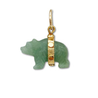 Jade Bear Charm