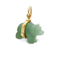 Jade Bear Charm