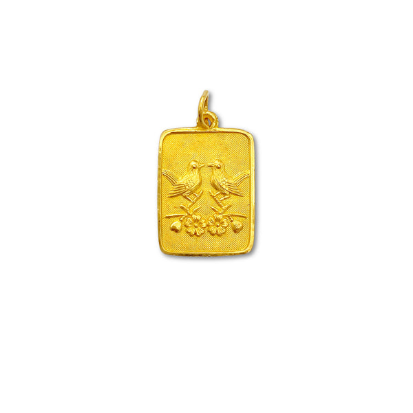 Lovebirds Ingot Charm