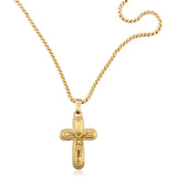 Serpentine Cross Necklace