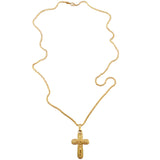 Serpentine Cross Necklace