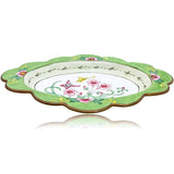 Cloisonné Enamel Flower and Butterfly Dish