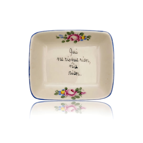 Hand Painted French Dish