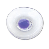 Heavy Signed Purple Glass Dish