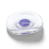 Heavy Signed Purple Glass Dish