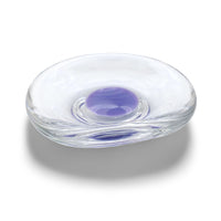 Heavy Signed Purple Glass Dish