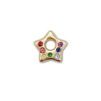 Rainbow Puffy Star Charm 1