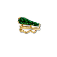 Enamel Snake Ring