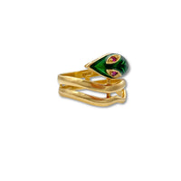 Enamel Snake Ring